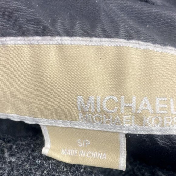 Michael Kors Women's Black Faux Fur Hooded Down Long Puffer Winter Coat - Size S - Picture 5 of 6